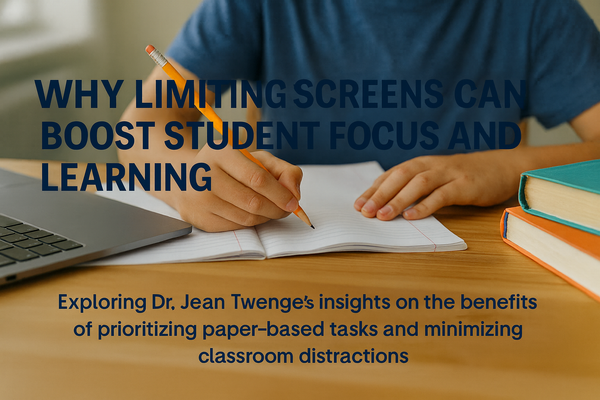 Why Screens Hurt Learning: Dr. Jean Twenge Explains the Chromebook Problem